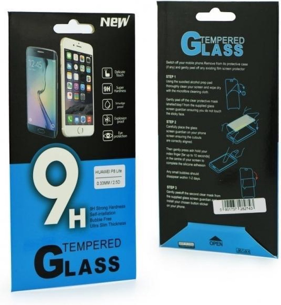 iPhone 8+ (Plus) - glazen screenprotector - gehard glas