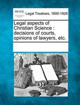 Legal Aspects of Christian Science