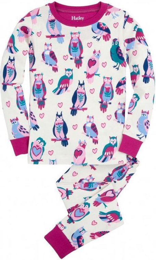 Hatley meisjes pyjama uilen - Maat 110 | bol.com