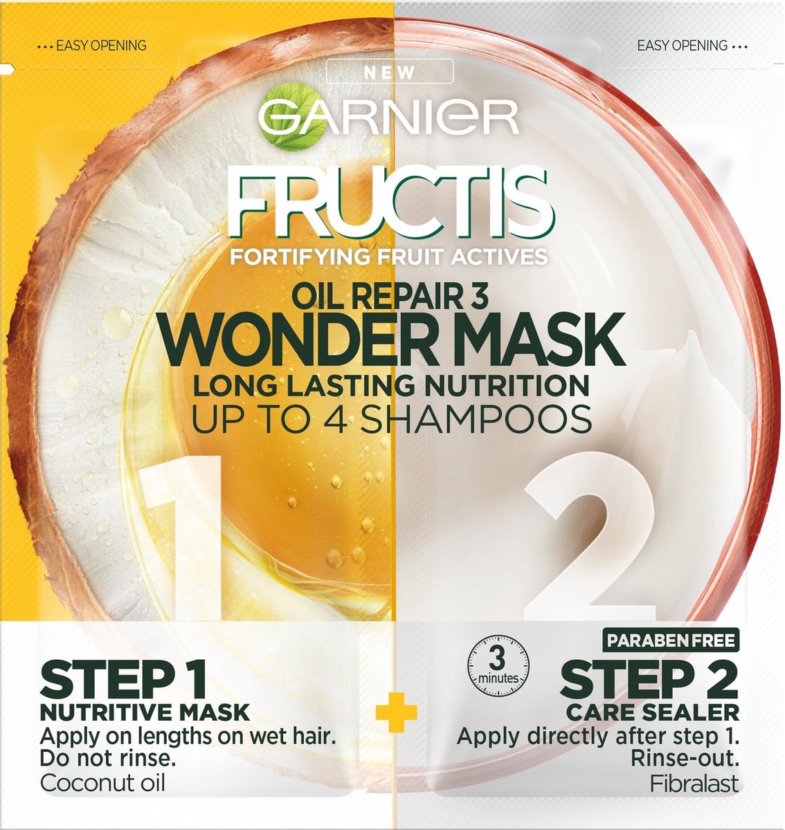 Garnier Fructis Wondermask - Conditioner & Masker 30ml | bol.com