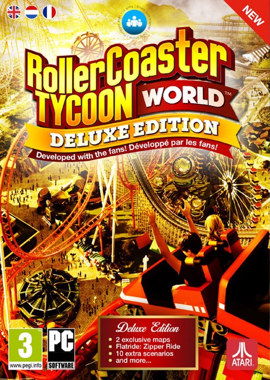 RollerCoaster Tycoon World - Deluxe Editie - Windows Download - Mindscape