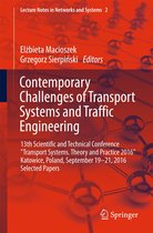 Lecture Notes in Networks and Systems 2 - Contemporary Challenges of Transport Systems and Traffic Engineering