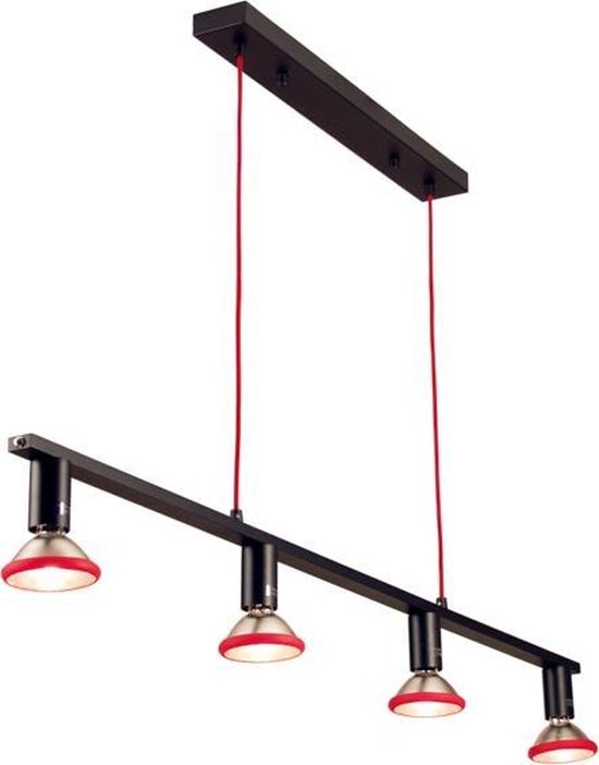 Linea Verdace - Hanglamp LED Parrot 4Xpar30 Zwart + Dim