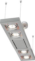 Hanglamp LED Cool Incl.4Xmr16 Lang 50W/12V Alu