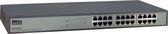 Inter-Tech ST3124 Unmanaged L2 Fast Ethernet (10/100) Zwart 1U