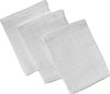 foto van Washandjes Hydrofiel Katoen Wit Set 6 stuks 20 x 15 cm