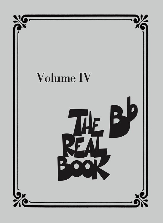 The Real Book - Volume IV (B-flat Edition) - cover