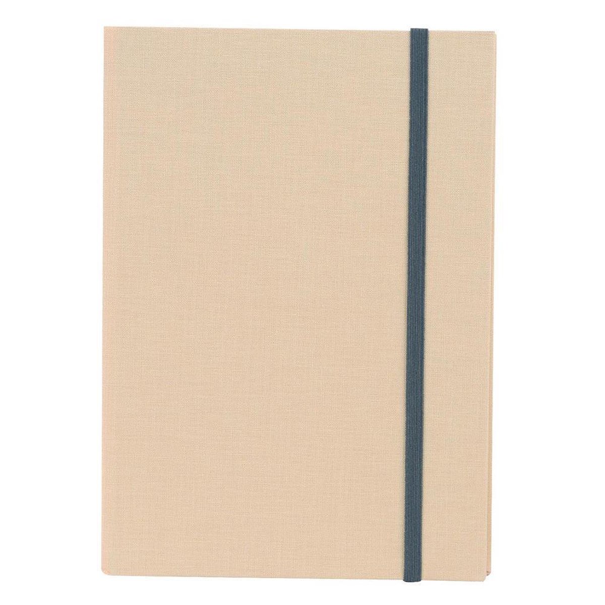 GOLDBUCH GOL-65831 Linum A4 gastenboek 22/30 cm notitieboek beige als receptieboek