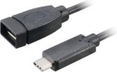 Akasa USB 3.1, Type C - Type A adapter cable, 15cm