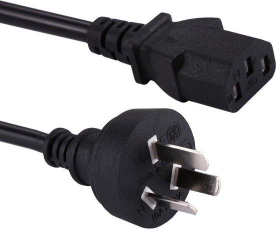 AU Plug Computer POWER-kabel 3-pins kabel, 1,8 | bol.com