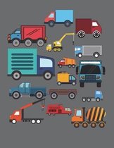 Trucks Notebook - Wide Ruled