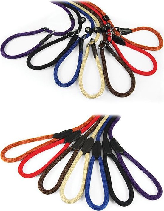 Ligne de récupération Hunter avec arrêt en style libre - Marron - 10 mm x 170 cm