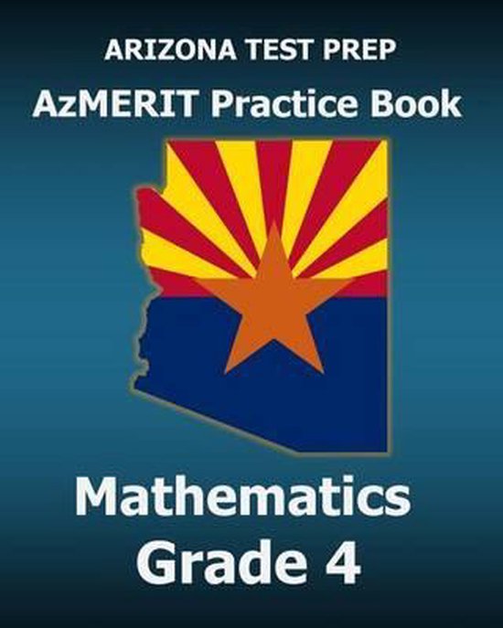 Arizona Test Prep Azmerit Practice Book Mathematics Grade 4 - cover