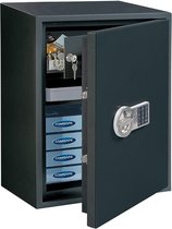 Rottner Gecertificeerde Meubelkluis PowerSafe 800 IT|Elektronisch slot |80x44,5x40cm|65kg|Inbraakwerend:S2 gecertificeerd volgens EN 14450 |