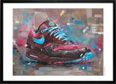 Nike air max 1 parra Amsterdam schilderij (reproductie)