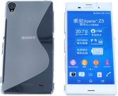 Sony Xperia Z3 S Line Gel Silicone Case Hoesje Transparant