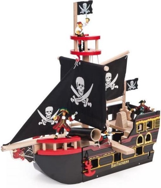 Houten piratenschip Le Toy Van TV246 | bol.com