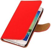 Rood HTC Desire Eye Hoesjes Book/Wallet Case/Cover