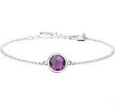 Huiscollectie Armband Zilver Amethyst 1,8 mm 16 + 3,5 cm