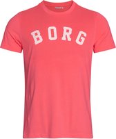 Bjorn Borg Berny heren sportshirt - roze - maat S