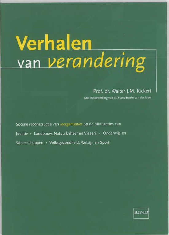 Verhalen van verandering - cover
