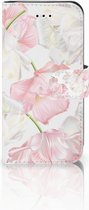 Book Case iPhone 7 | 8 | SE 2020 | SE 2022 Hoesje Design Lovely Flowers