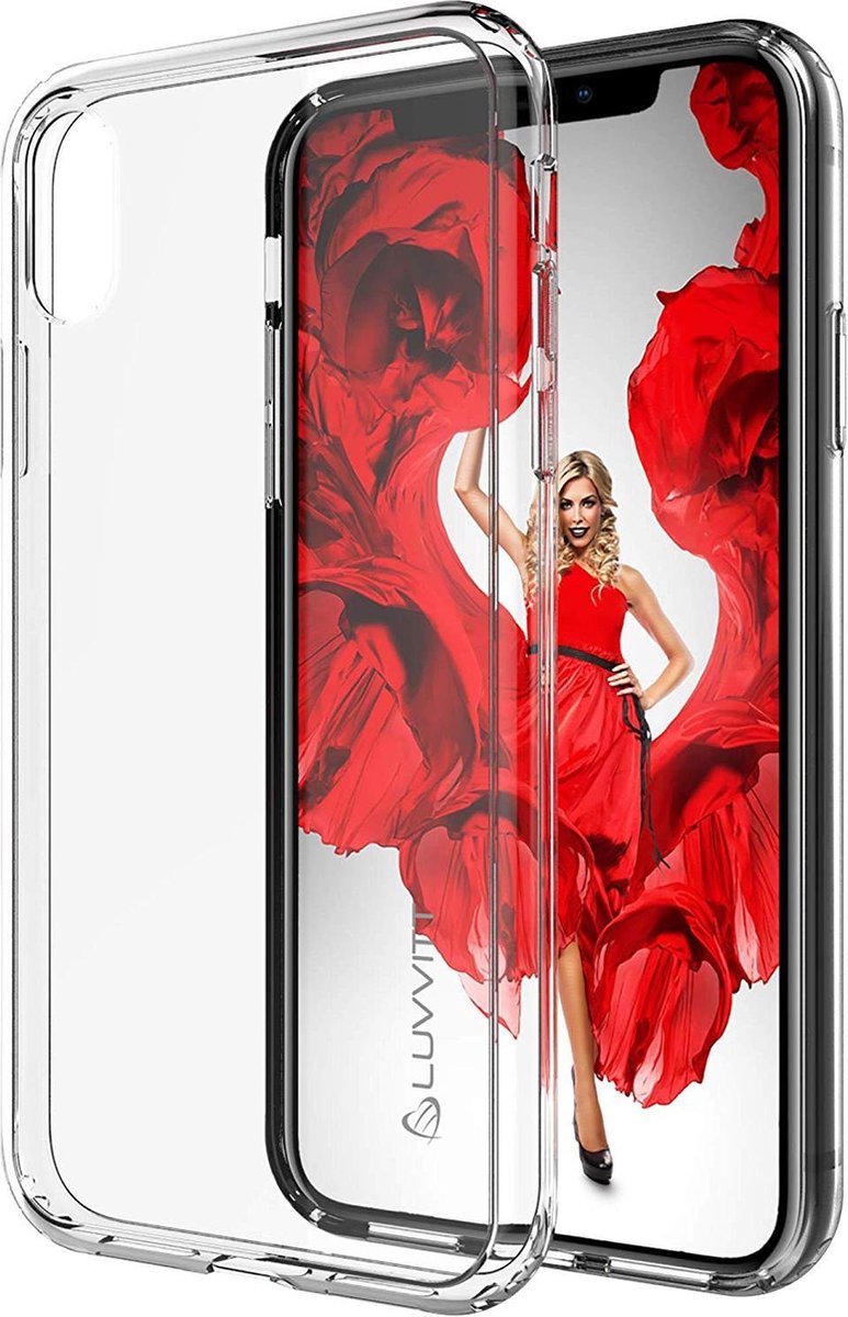 Telefoonhoes Geschikt voor: Apple iPhone Xs MAX siliconen hoesje - Transparant