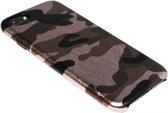 Camouflage hoesje bruin kunststof Geschikt voor iPhone SE (2022/ 2020)/ 8/ 7