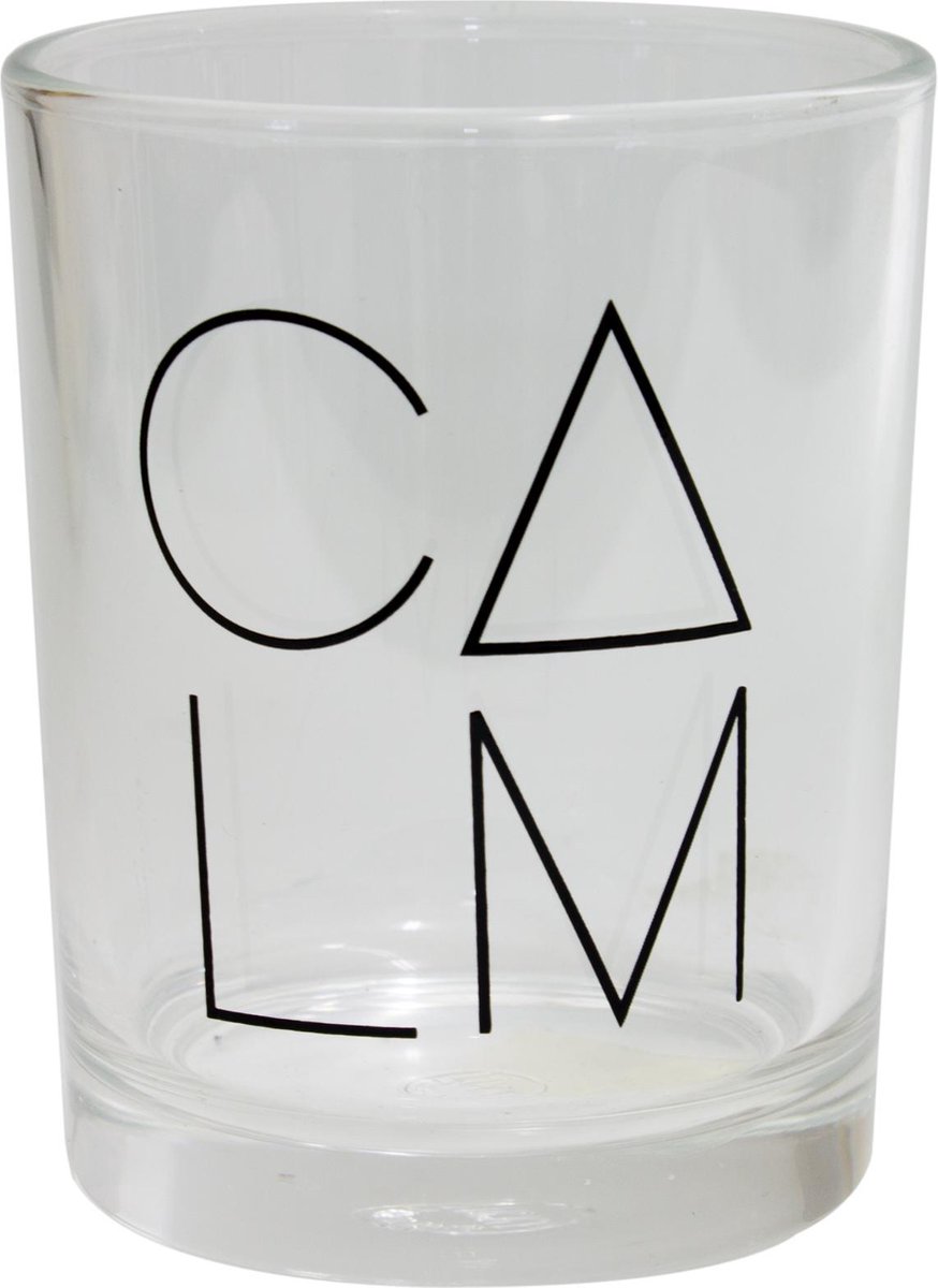 TAK Design Drinkglas Rock Calm - Glas - Ø7 x 9 cm - Calm