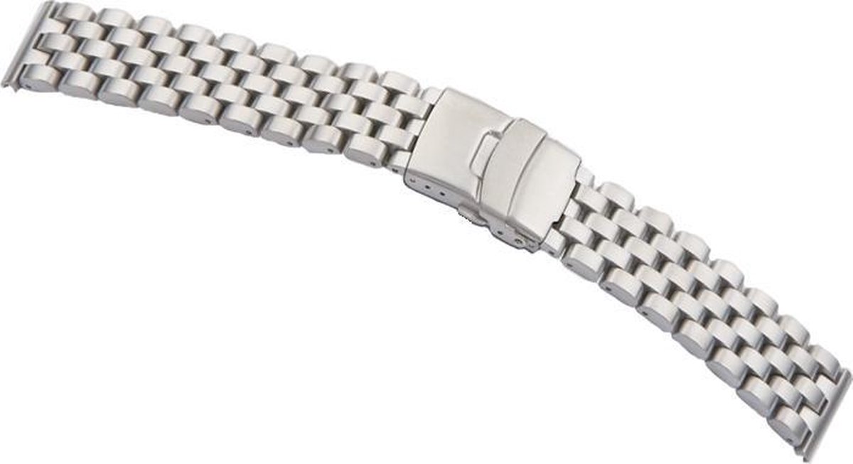 Horlogeband Metaal Nevada Staal - 22mm
