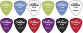 12 Gitaar Nylon plectrums 0.81 mm