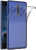 Transparant TPU Siliconen Backcover Hoesje voor Nokia 8