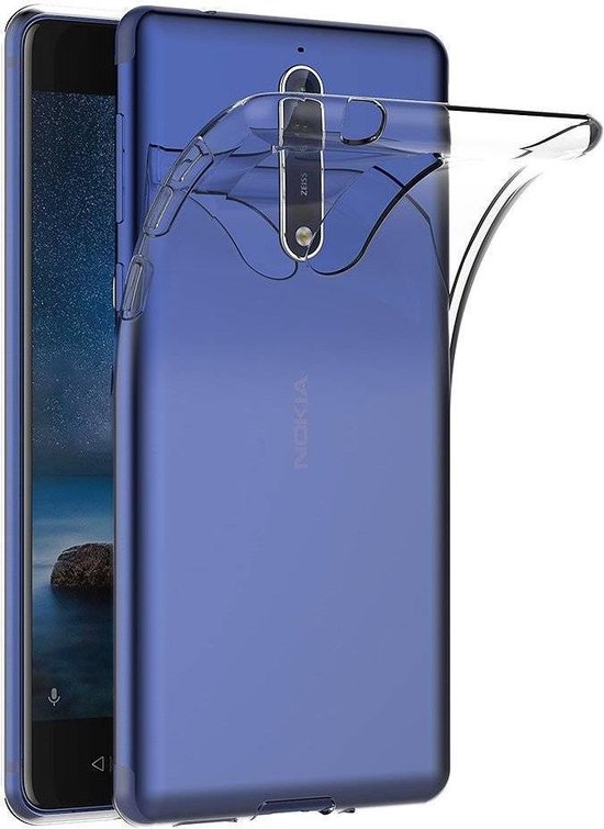 Transparant TPU Siliconen Backcover Hoesje voor Nokia 8