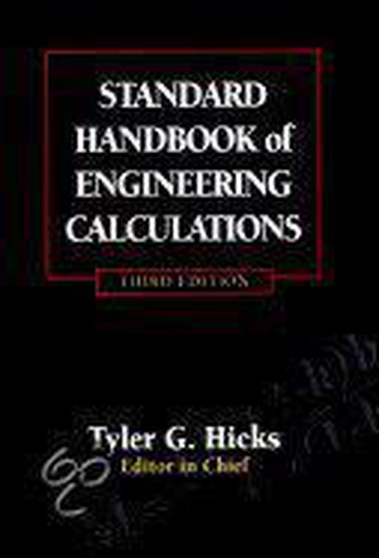 Standard Handbook of Engineering Calculations - cover