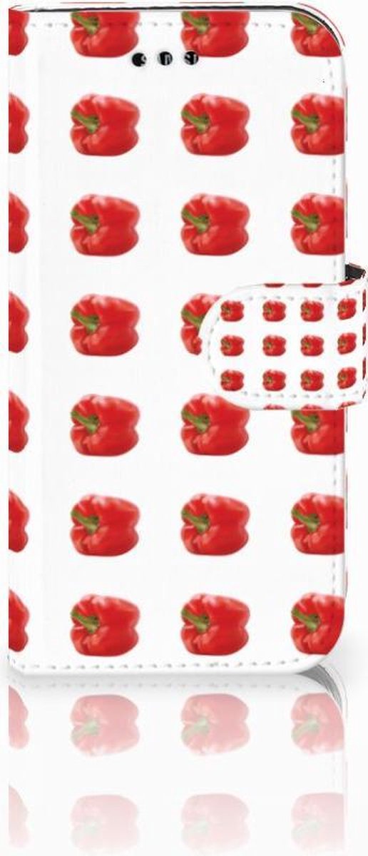 Boekhoesje voor Samsung Galaxy A3 2017 Book Cover Paprika Red