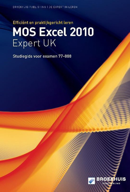 Cover van het boek 'MOS excel 2010 expert UK studiegids [77-888]'