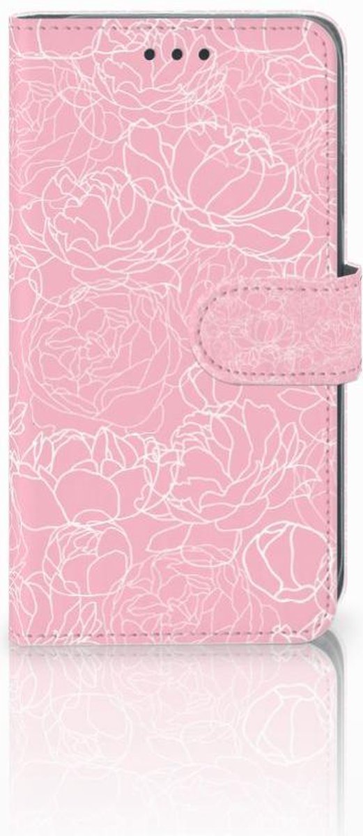 Apple iPhone Xr Hoesje White Flowers