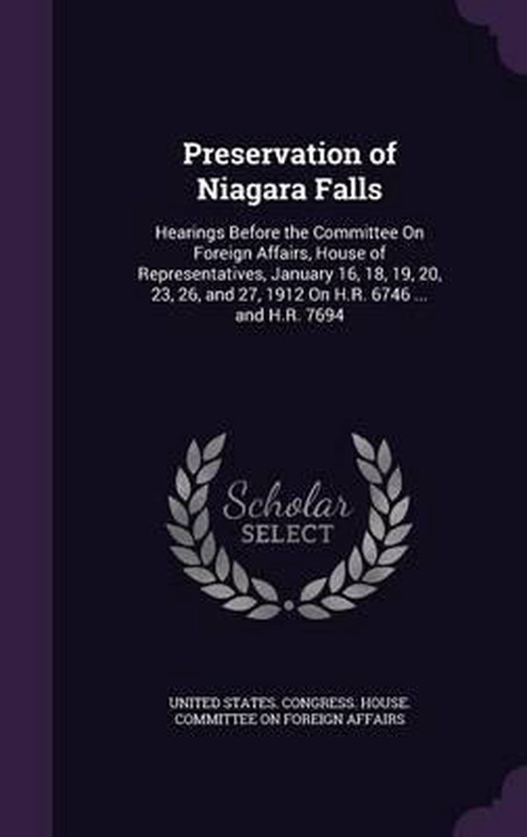 Preservation Of Niagara Falls van