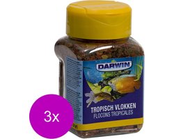 Darwin Tropisch Vlokken - Vissenvoer - 3 x 100 ml