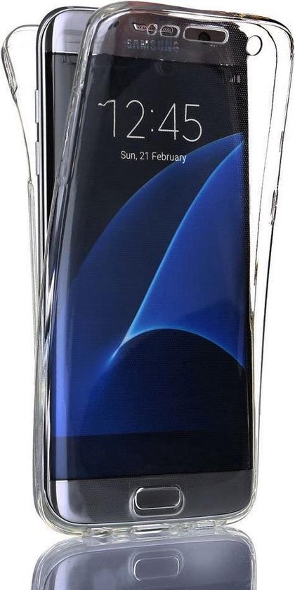 Samsung S7 Edge Hoesje - Graden Case in 1 Transparant + Ingebouwde... | bol.com