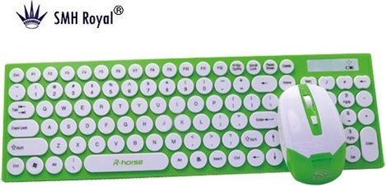 Wireless Bluetooth Keyboard / Toetsenbord| Green | Groen | geschikt voor  PC/MAC/TV |... | bol.com