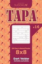 Sudoku Tapa - 200 Easy to Normal Puzzles 8x8 (Volume 16)