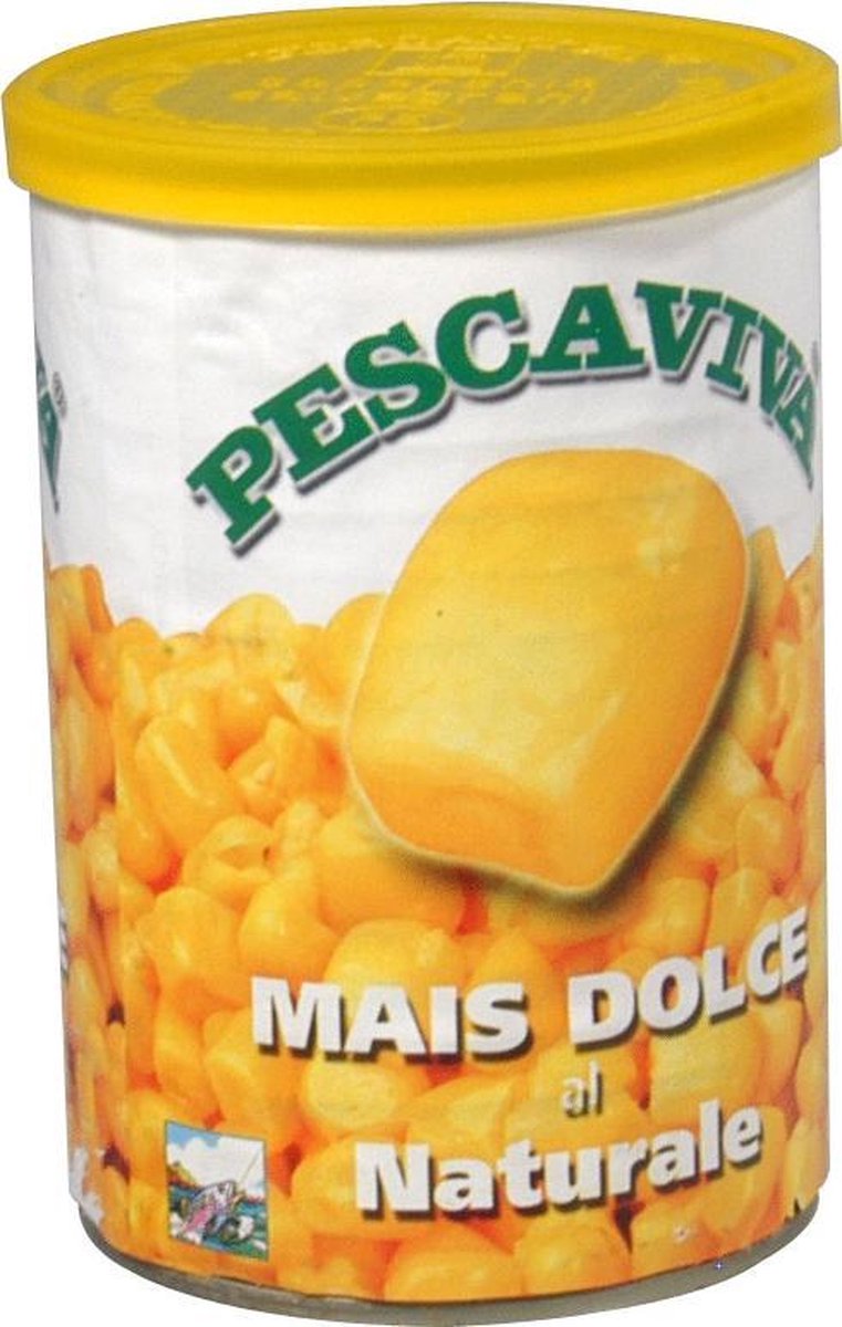 Pescaviva Maïs – Natuurlijke lokmaïs zonder conserveringsmiddelen, in diverse smaken en kleuren Assorti