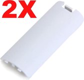 2 x Wii remote batterijklepje wit