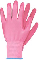 Talen Tools - Werkhandschoenen - Latex - Roze - Maat S