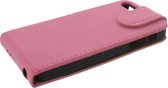 Premium Flip Case Apple iPhone 5 | 5S Mat Roze