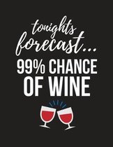 Tonights Forecast... 99% Chance of Wine