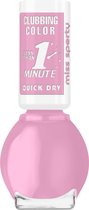 Miss Sporty - Boeing Brush Clubbing Colors Nailpolish - Hot Pink - Rood