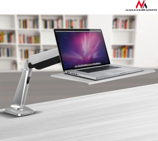 Ontdekking abstract aantrekken Laptop Standaard Houder voor tafel en bureau Verstelbaar MC-767 Maclean |  bol.com
