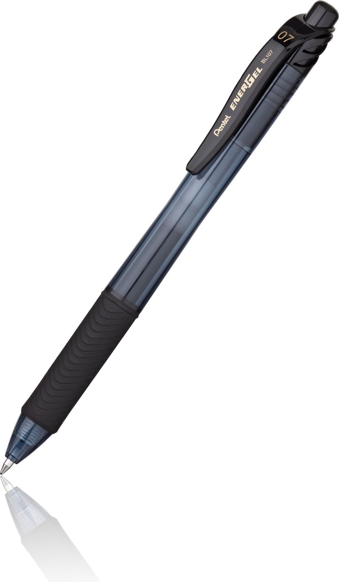 Pentel EnerGel BL107 Gelpen Zwart 0.7mm - Sneldrogend